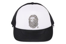 CRYSTAL STONE APE HEAD MESH CAP