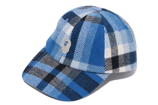 BAPE CHECK PANEL CAP