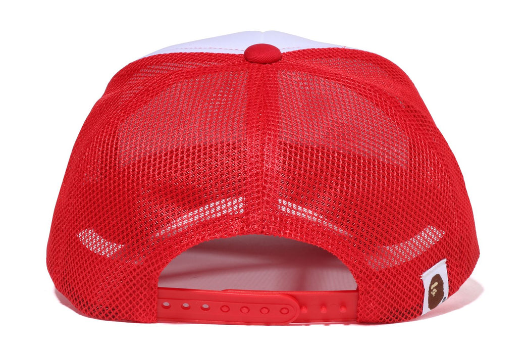 GO APE POINTER COLLEGE MESH CAP BAPEC | bape.com