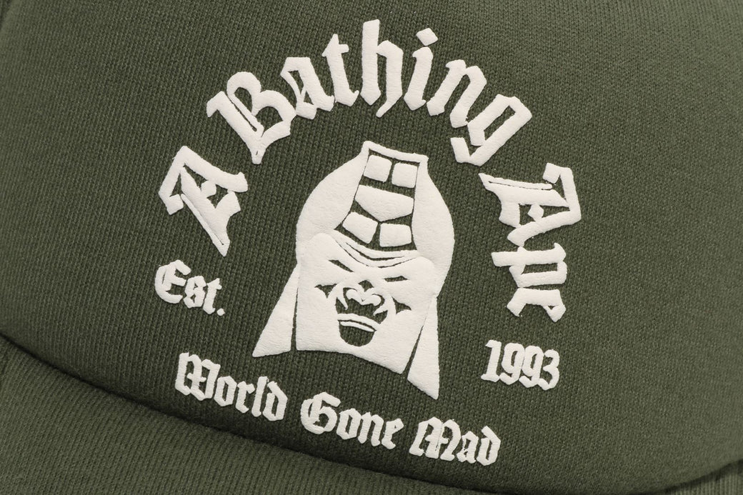 LOGO COTTON PANEL MESH CAP | bape.com