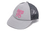 LINE CAMO JACQUARD MESH BLOCKING LOGO CAP