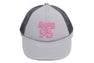 LINE CAMO JACQUARD MESH BLOCKING LOGO CAP