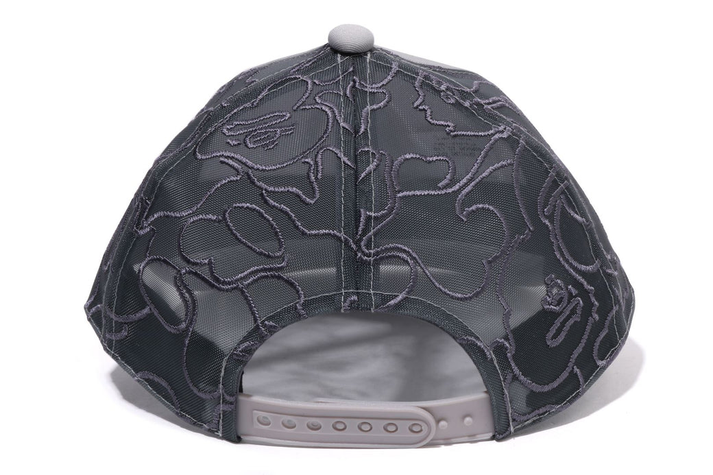 【A BATHING APE】LINE CAMO JACQUARD MESH BLOCKING LOGO CAP LINE CAMO JACQUARD MESH BLOCKING LOGO CAP | bape.com
