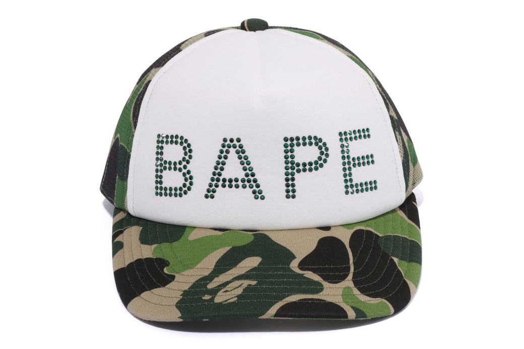 CRYSTAL STONE APE HEAD MESH CAP（キャップ）｜A BATHING APE