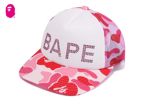 ABC CAMO CRYSTAL STONE MESH CAP | bape.com