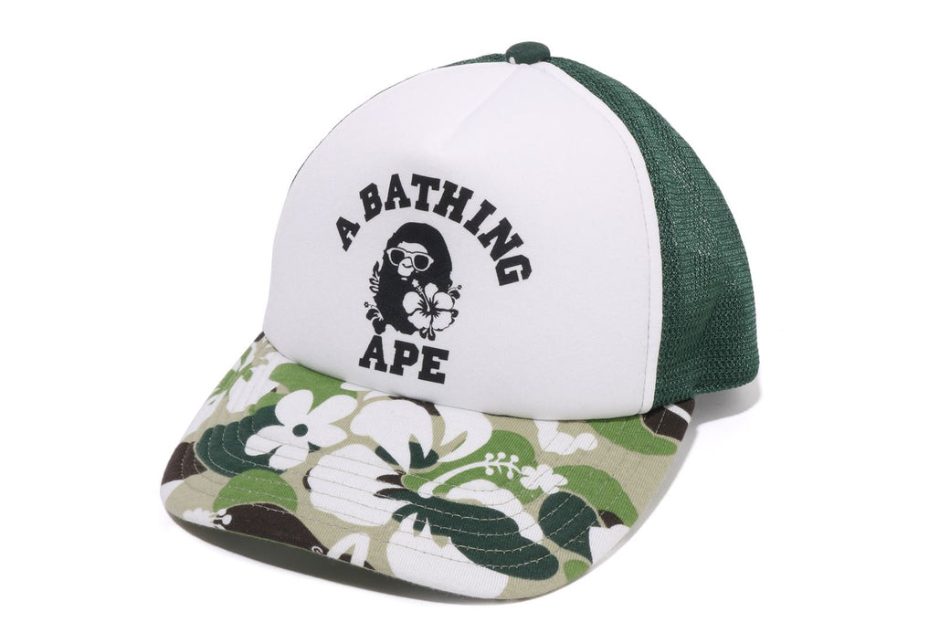 ABC RESORT CAMO MESH CAP | bape.com