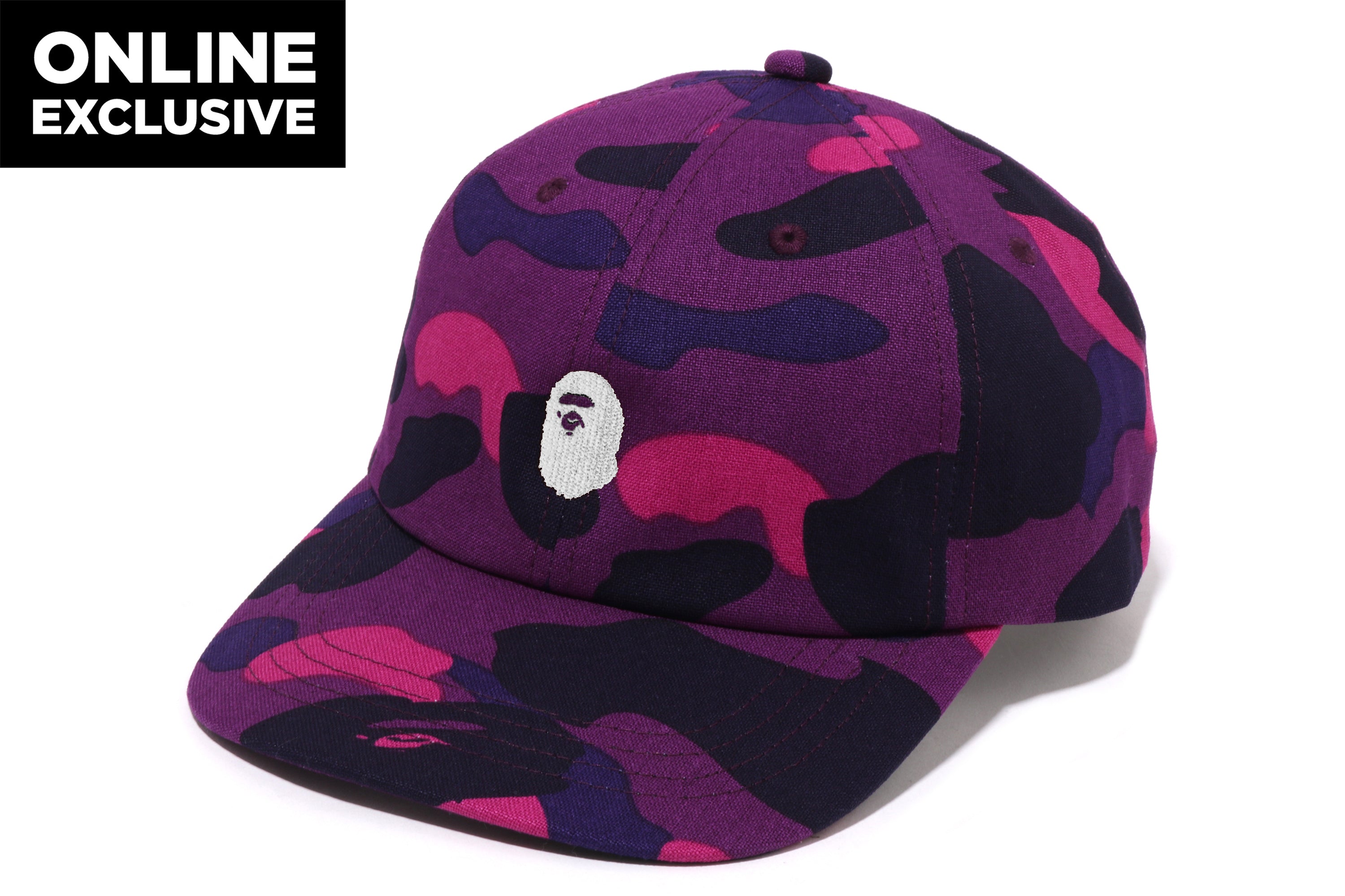 COLOR CAMO APE HEAD ONE POINT PANEL CAP | bape.com