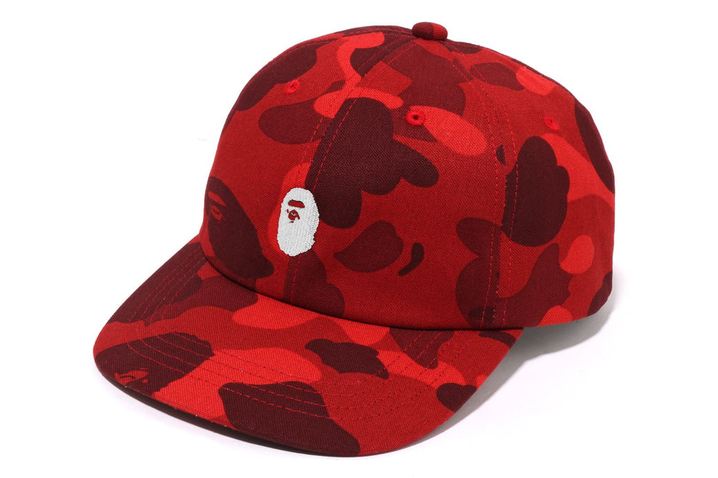 COLOR CAMO APE HEAD ONE POINT PANEL CAP | bape.com