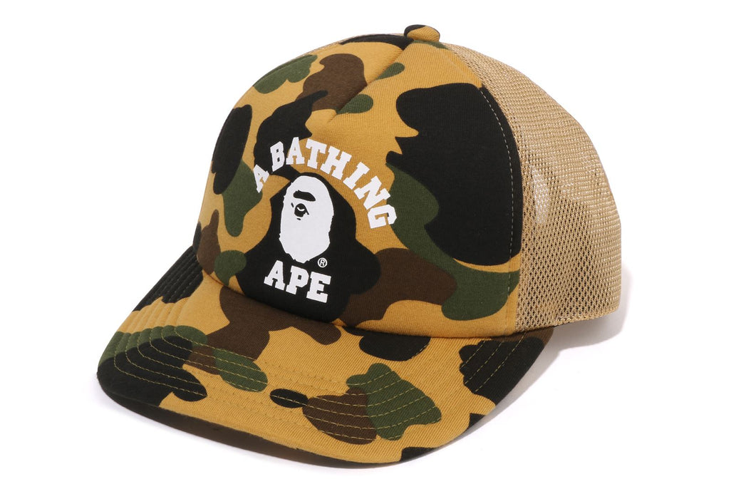 1ST CAMO COLLEGE MESH CAP | bape.com