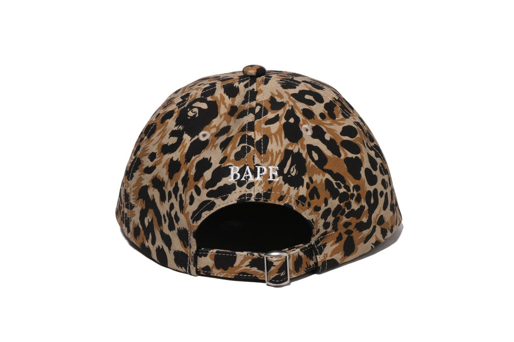WILD LEOPARD PATTERN ONE POINT CAP | bape.com