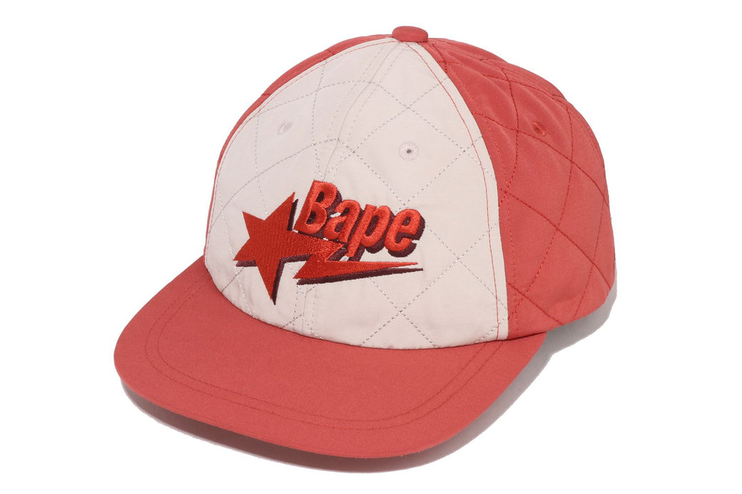 BAPE STA LOGO QUILTING CAP かつきくん着用 BAPE STA LOGO QUILTING CAP | bape.com