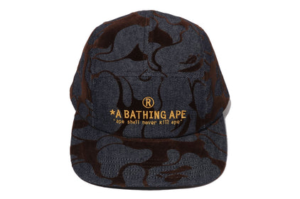 CAMO FLOCKED DENIM JET CAP