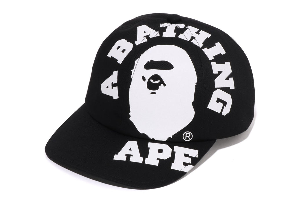 Bape キャップ ホワイト/ブラック BIG COLLEGE CAP | bape.com