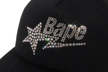CRYSTAL STONE BAPE STA LOGO MESH CAP