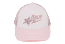 CRYSTAL STONE BAPE STA LOGO MESH CAP