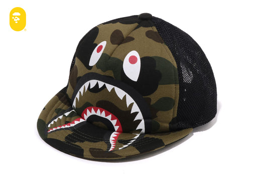 1ST CAMO SHARK MESH CAP