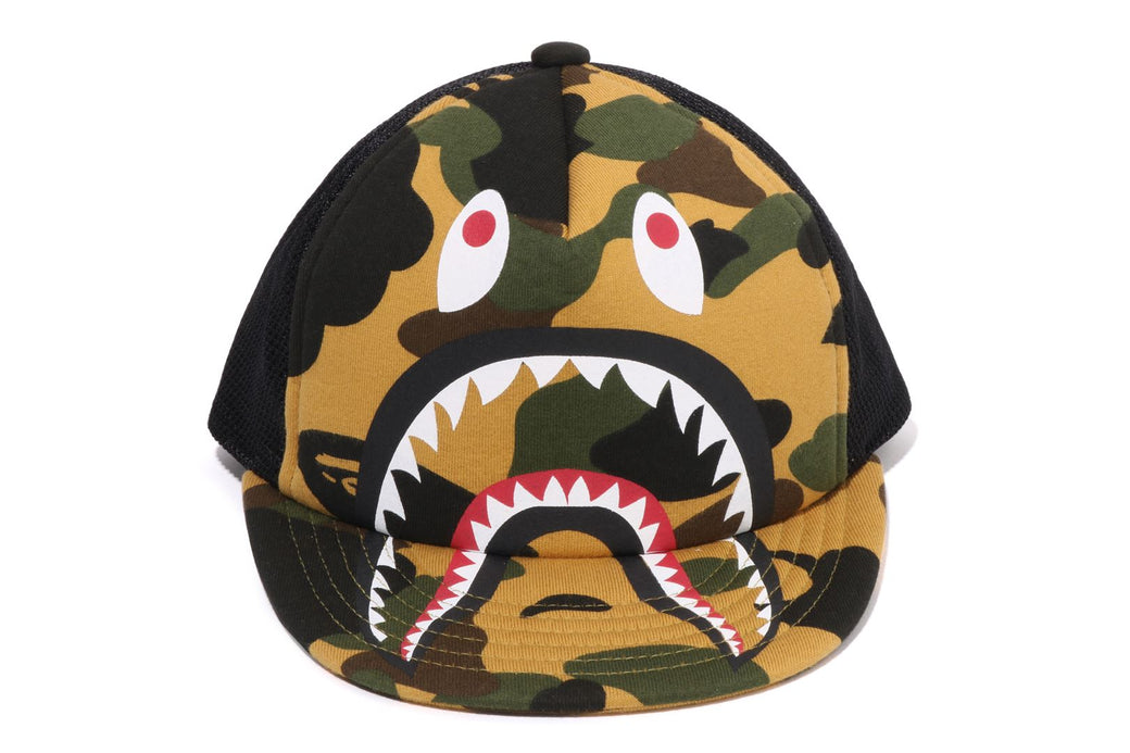 1ST CAMO SHARK MESH CAP | bape.com
