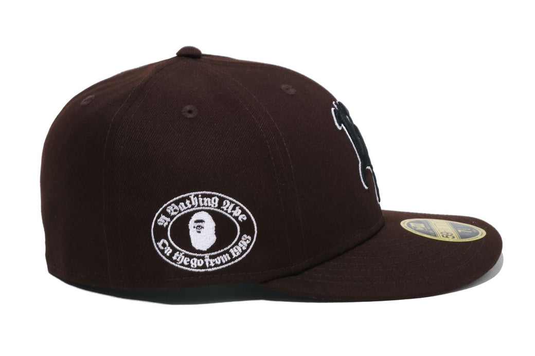 NEW ERA 59FIFTY LP BAPE LOGO CAP | bape.com