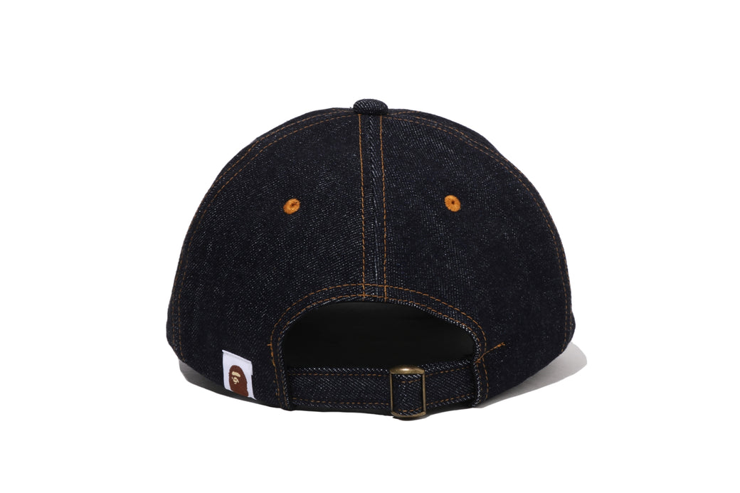 LOGO WASHED DENIM CAP | bape.com