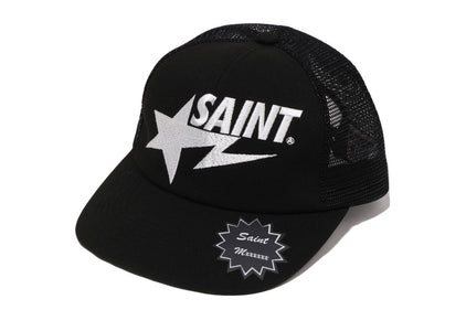 【 BAPE X SAINT MXXXXXX 】SAINT STA MESH CAP