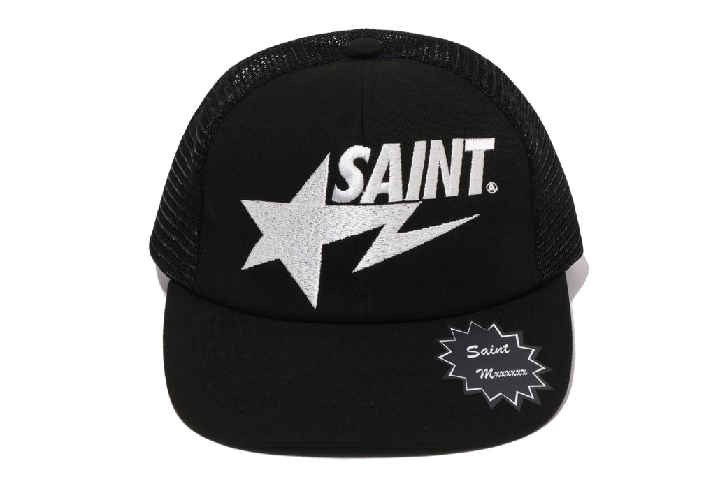 BAPE X SAINT MXXXXXX 】SAINT STA MESH CAP | bape.com