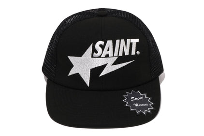 【 BAPE X SAINT MXXXXXX 】SAINT STA MESH CAP