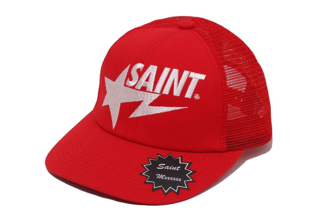 BAPE X SAINT MXXXXXX 】SAINT STA MESH CAP | bape.com