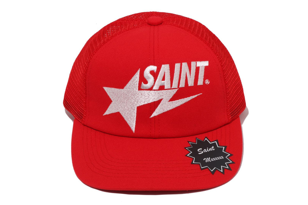 BAPE X SAINT MXXXXXX 】SAINT STA MESH CAP | bape.com