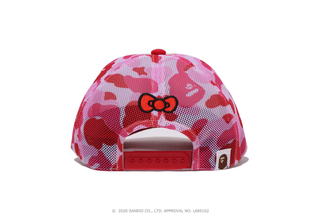 BAPE X HELLO KITTY 】ABC CAMO MESH CAP | bape.com