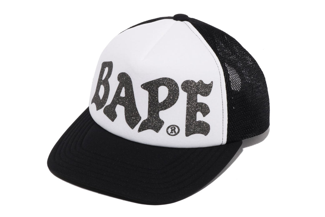 BAPE GLITTER PRINT MESH CAP | bape.com