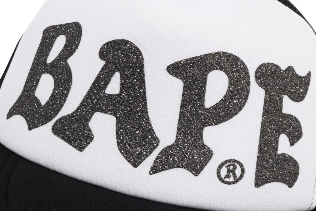 BAPE GLITTER PRINT MESH CAP | bape.com