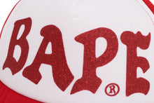 BAPE GLITTER PRINT MESH CAP
