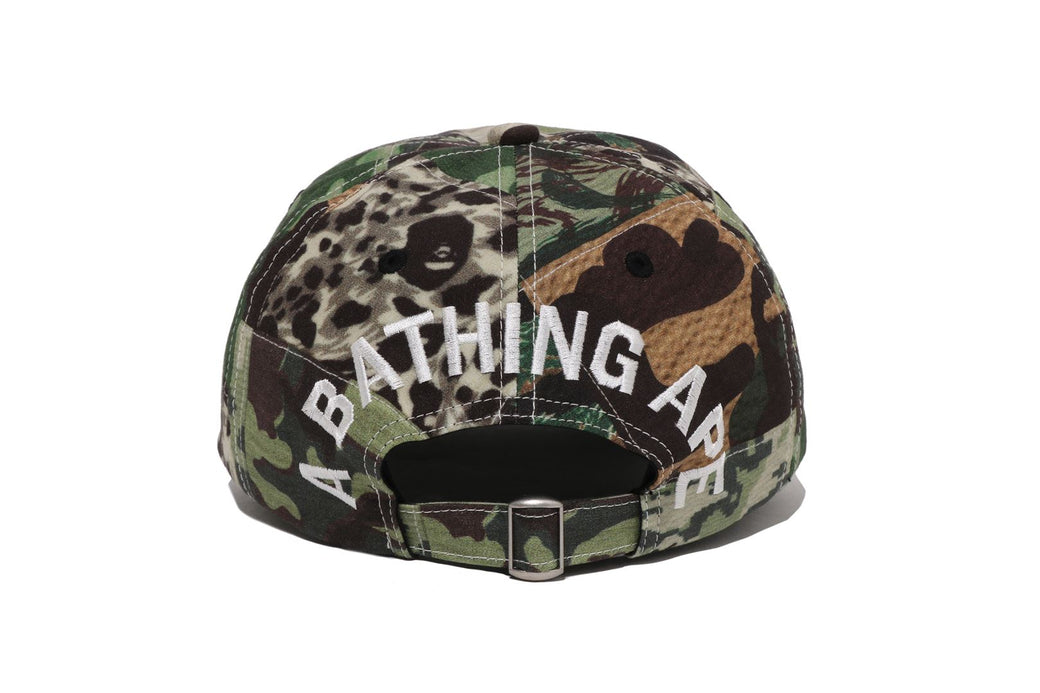 CAMO PATCHWORK PANEL CAP | bape.com