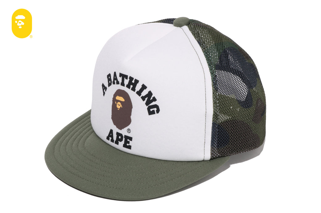 1ST CAMO COLLEGE MESH CAP | bape.com