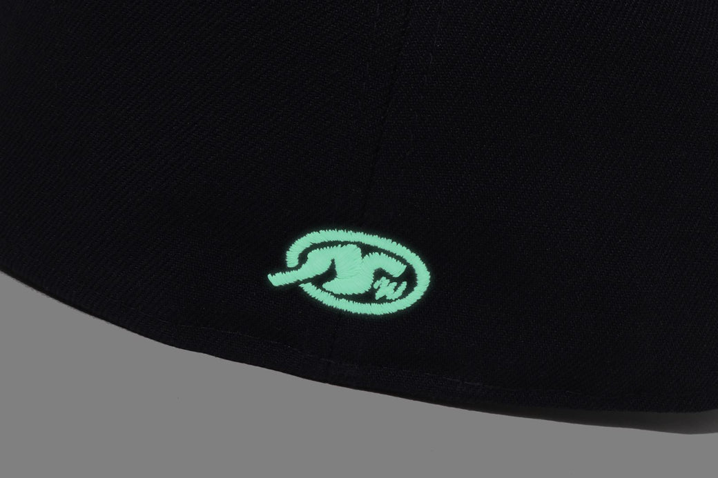 GLOW IN THE DARK COLLEGE NEW ERA 59FIFTY CAP | bape.com