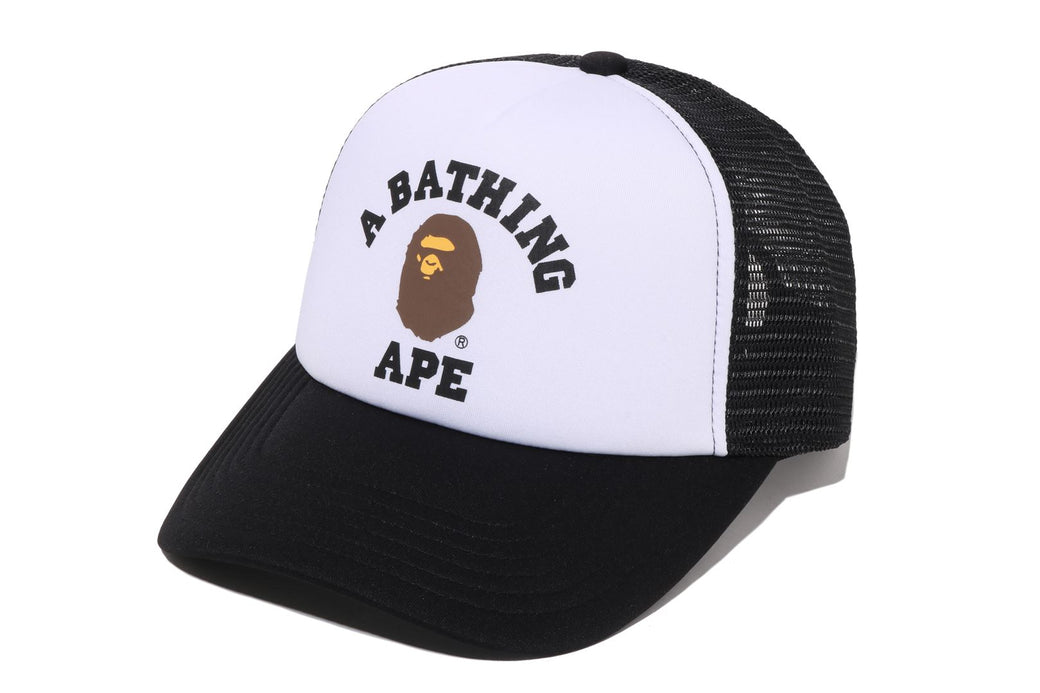 A BATHING APE  COLLEGE MESH CAP メッシュキャップ COLLEGE MESH CAP | bape.com