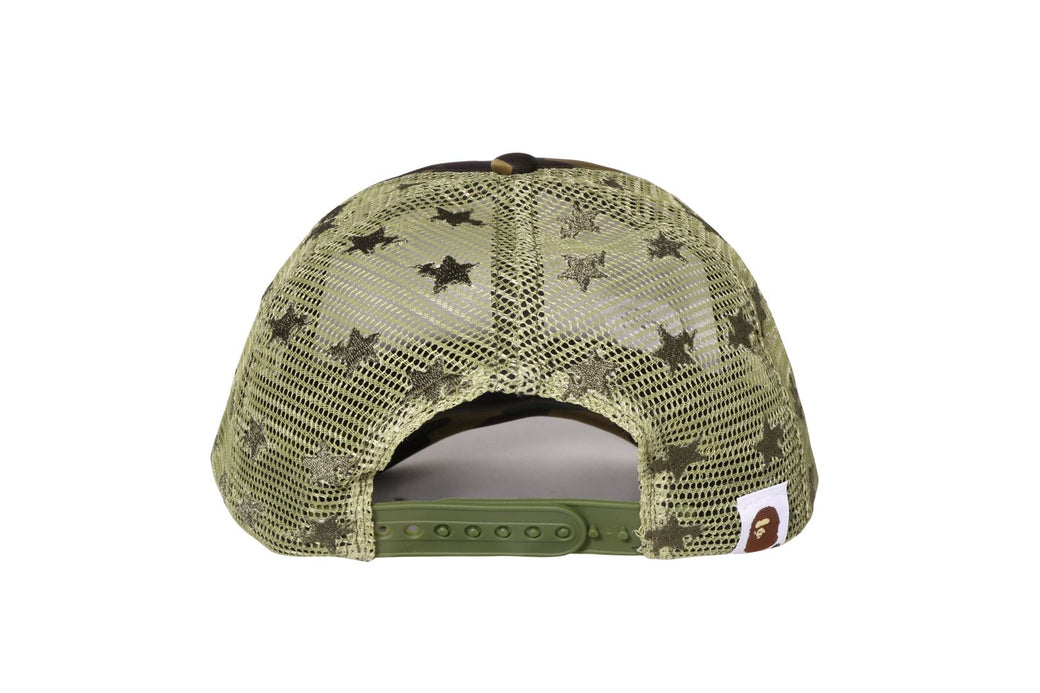 1ST CAMO CRYSTAL STONE BAPE STA LOGO MESH CAP | bape.com