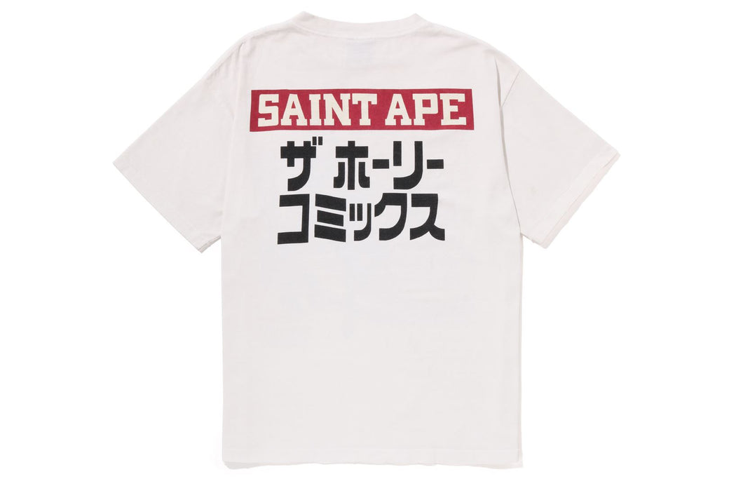 【 BAPE X SAINT MXXXXXX 】APE SQUADRON TEE