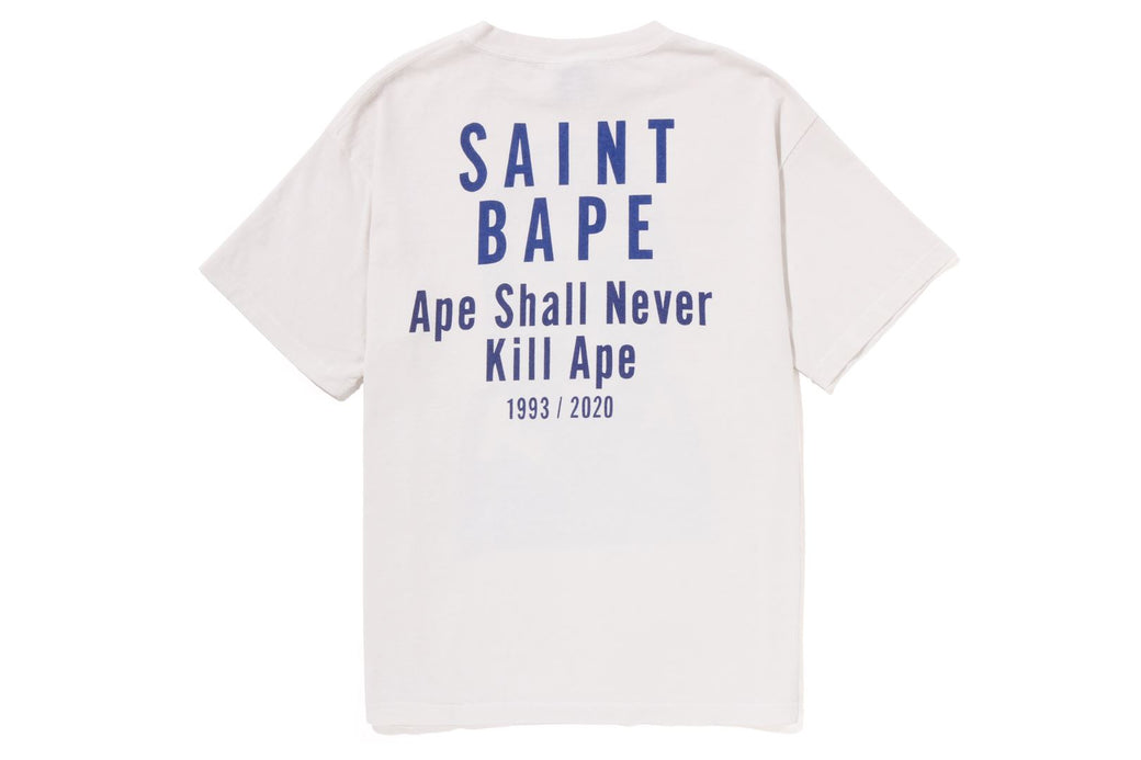 【 BAPE X SAINT MXXXXXX 】SKULL TEE