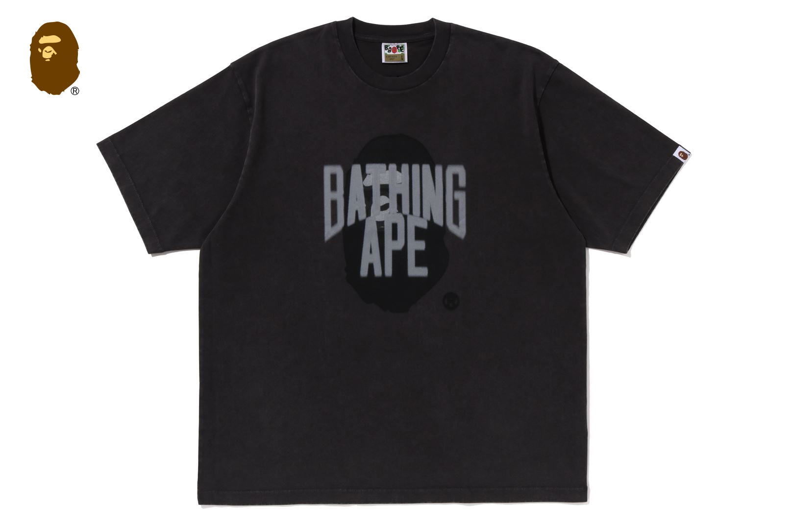 BAPE カモフラージュ Tシャツ 黒 A BATHING APE カモフラ Tシャツ XS 黒 ブラック カモフラ