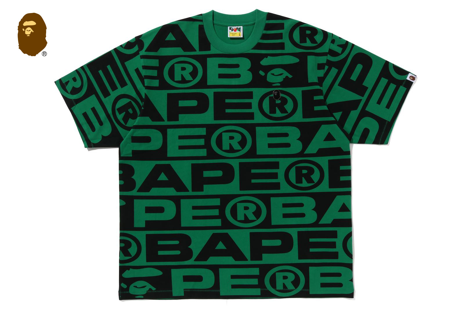 LUX SPORT PATTERN OVERSIZED TEE | bape.com
