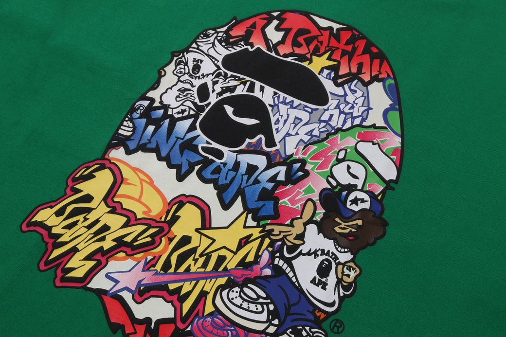 Bape graffiti ape head milo shops