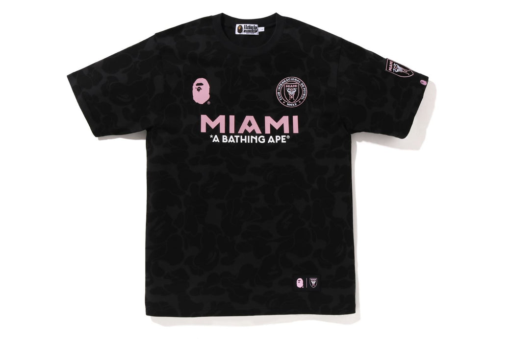 BAPE X INTER MIAMI CF 】CAMO TEE | bape.com