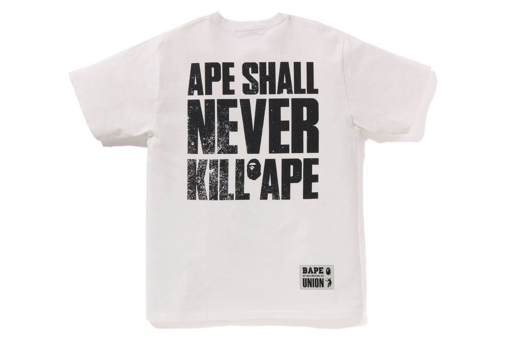 A BATHING APE x UNION Washed STA TEE