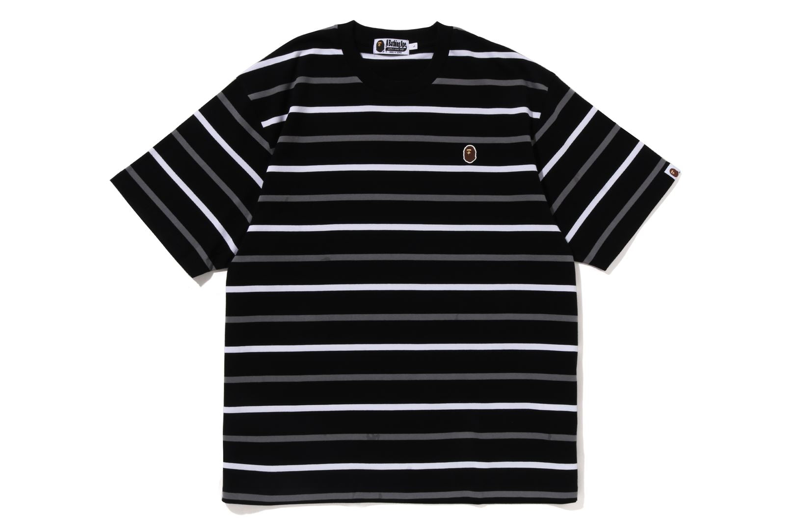 APE HEAD ONE POINT STRIPE TEE | bape.com