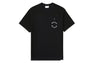 BAPE BLACK APE HEAD STITCH LOGO POCKET TEE