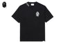 BAPE BLACK STONE WASH APE HEAD STITCH LOGO TEE