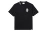 BAPE BLACK STONE WASH APE HEAD STITCH LOGO TEE