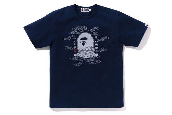 A BATHING APE 31ST ANNIV. APE HEAD TEE