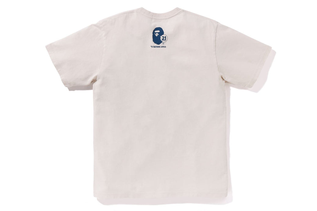 A BATHING APE 31ST ANNIV. APE HEAD TEE bape